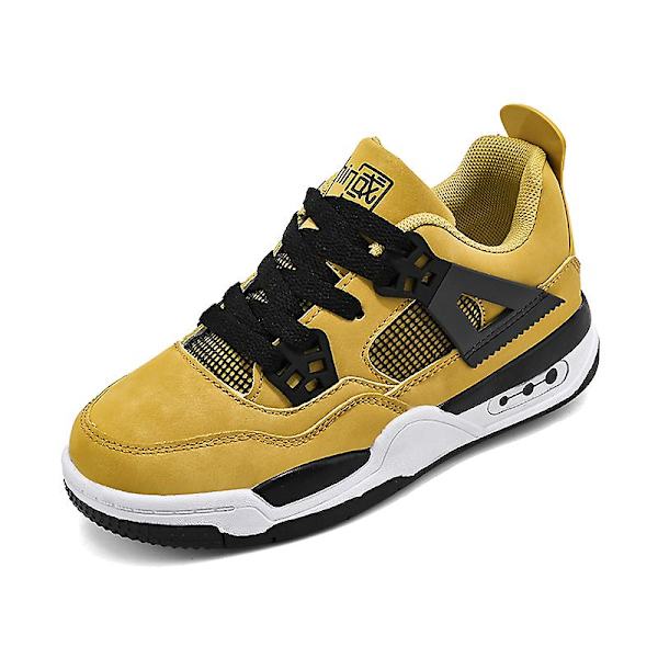 Barn Sneakers Andas Pojkar Flickor Skateboard Skor Löparskor Yj999 BlackYellow 32
