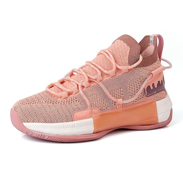 Basketskor för män Mode löparskor Andas Sneakers 3C805 Pink 45