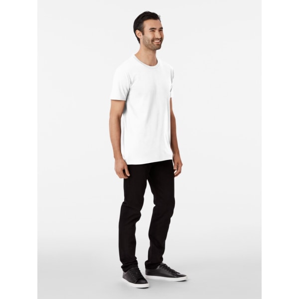 Söt Kitty med tekopp Premium T-shirt White L_Back