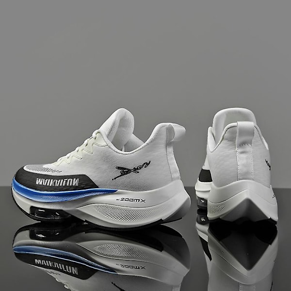 Mens Air Sports Löparskor Andas Sneakers Universal Outdoor Training Shoes Yja2208 White 44