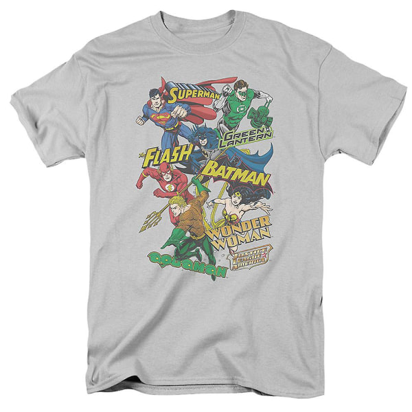 T-shirt för karaktärer för Justice League of America M