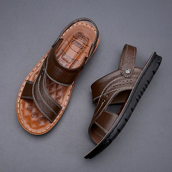 Herrtofflor Sandaler Halkfria strandskor 2C12129-1 Brown 41