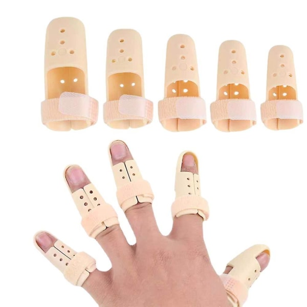 Mallet Finger Skena Ledskada Stöd för hängslen Skydd Artrit Smärtlindring Fixer Size 0