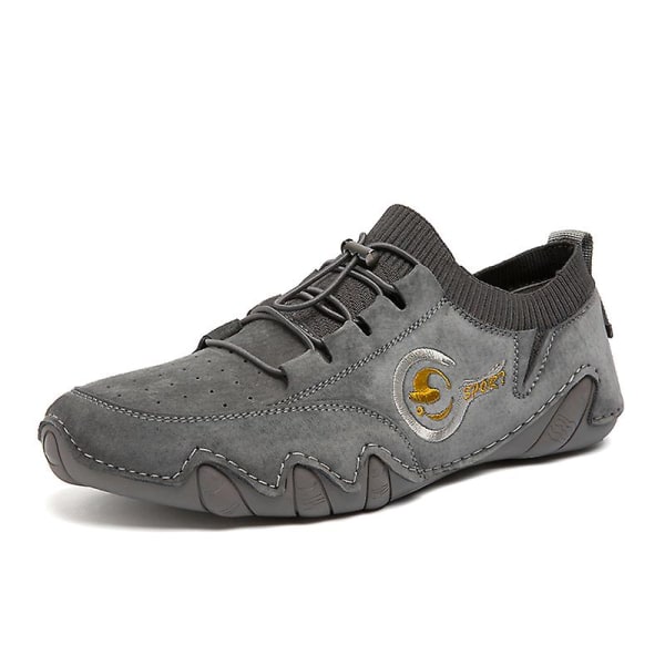Herr Casual Skor Peas Skor Fr036 Gray 39