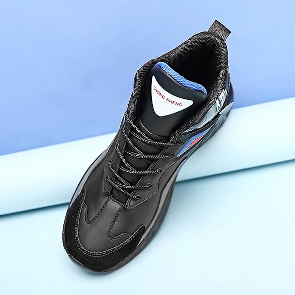 Basketskor för män Mode Dam Sneakers Andas Sportskor 3Ad81 Black 45