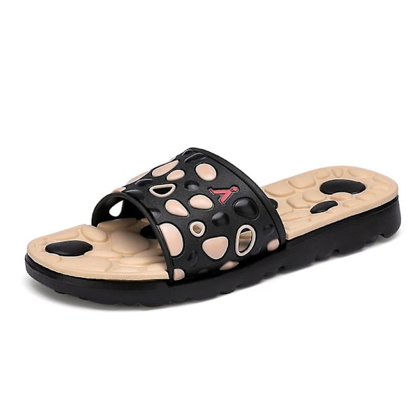 Herrskor Massagesula Mjuk Mjuk utomhustofflor Fr260-1 Beige 41