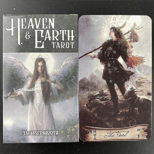 Heaven Earth Tarot Cards With Pdf Guidebook English Version Tarot Cards Däck Brädspel för personligt bruk 78st78st Tt03