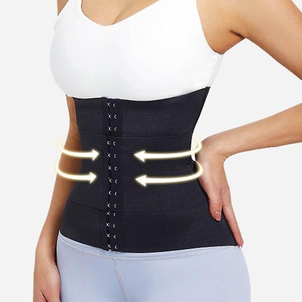 Waist trainer Body Shapewear Kvinnor Magen Slimming Slida Kvinna Platt maggördel Postpartum Slida Wrap Midjebälte Lequeen Corset,kaffe XS