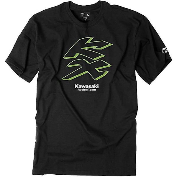 Factory Effex Tee Shirt - Kawasaki Knockout - Svart (stor) L