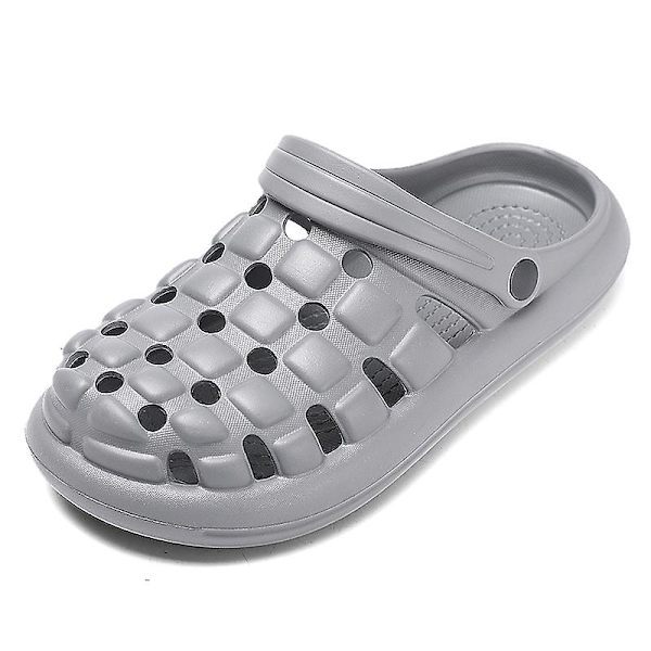 Strandtofflor för män Modesandaler Utomhus Halkfria inomhusskor 3B2104 Gray 40-41