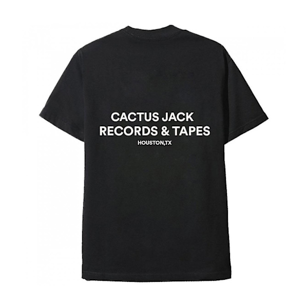 Cactus Jack T-shirt Noir Records & Tapes Travis Scott M