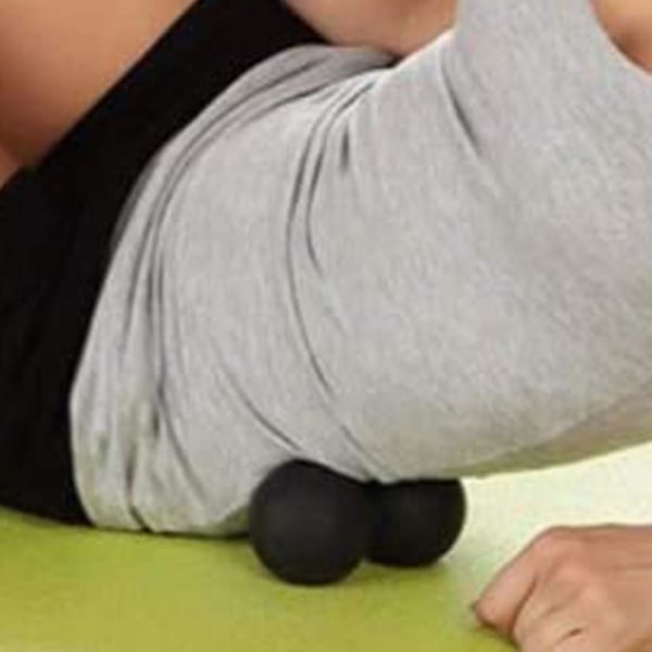 Jordnötsmassageboll Dubbel lacrossemassageboll och rörlighetsboll för sjukgymnastik Djupvävnadsmassageverktyg för myofascial frisättning, muskelavslappning