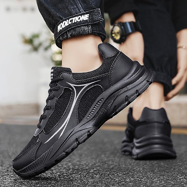 Löpning för herr Andas promenader Athletic Skor Mode Sneakers 3Bnk12 Black 44