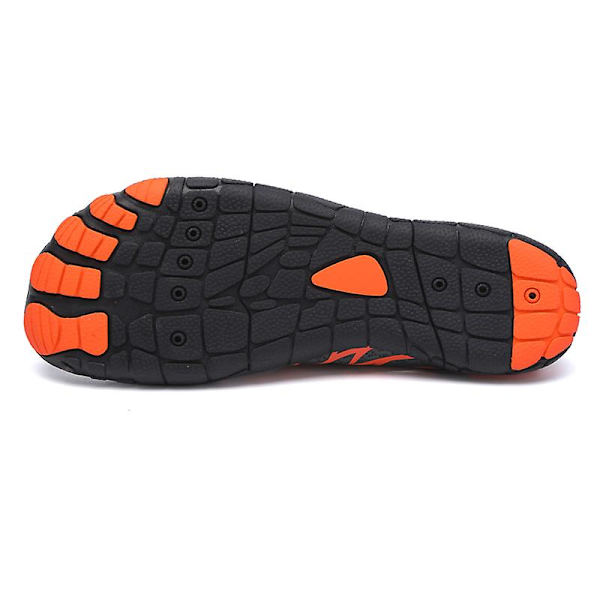 Vattenskor för män Snabbtorkande Sport Aqua Skor 3Ba8305 GrayOrange 44