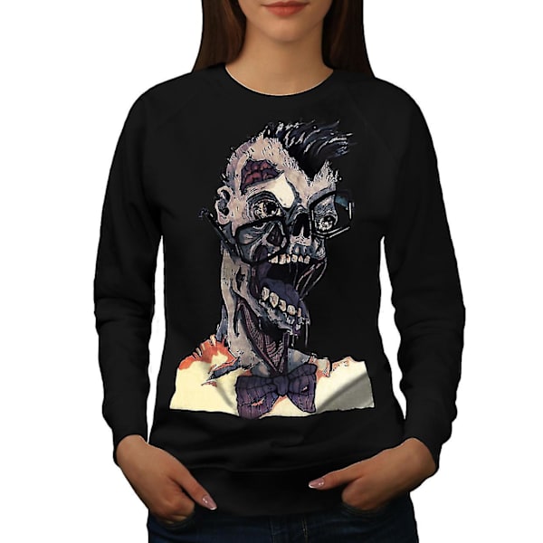 Geek Brain Creepy Women Blacksweatshirt S