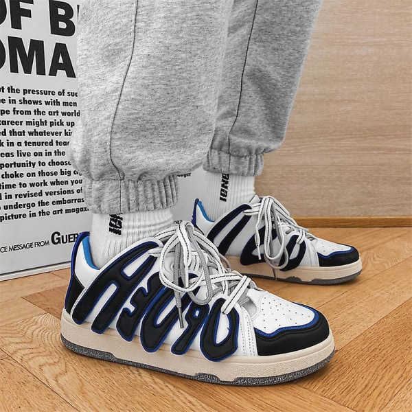 Dam Sneakers Andas Herr Skateboard Skor Löparskor 2Ix08 Blue 39