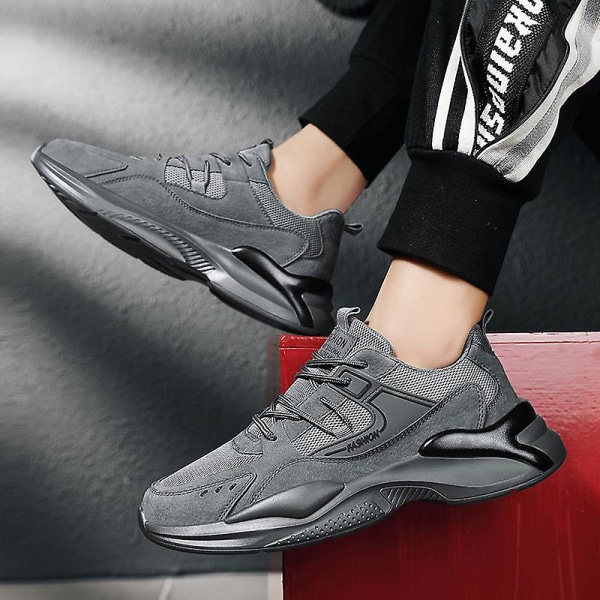 Herr Dam Sneakers Andas löparskor Mode Sportskor X2273 Gray 39