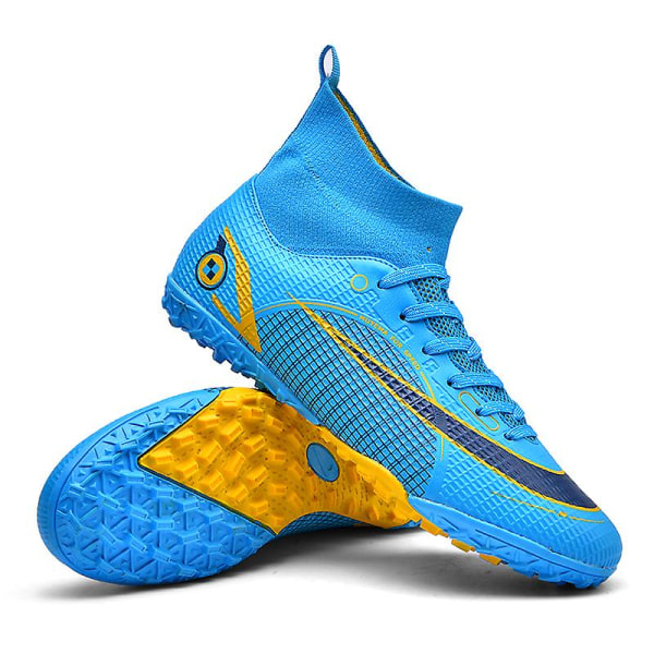 Fotbollsskor för damer Spikes Fotbollsskor för ungdomar Stövlar Athletic Sneaker 3C2588G Blue 41