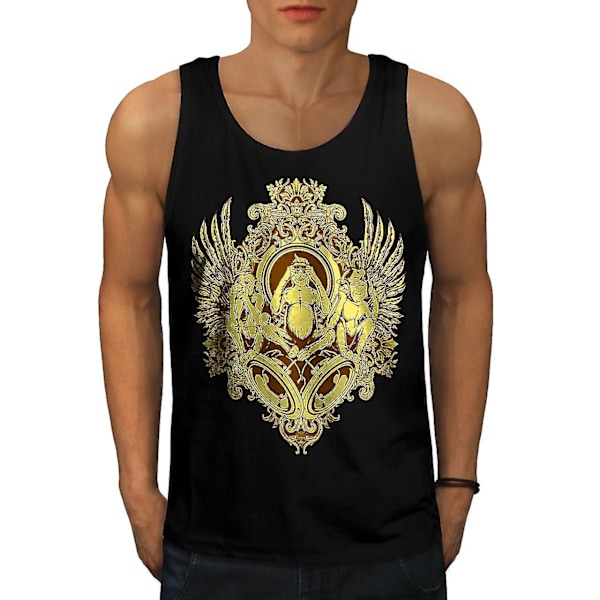 Mystical Beast Vintage Men Blacktank Top L