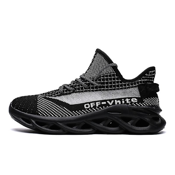 Män Lättviktssneakers Andas löparskor Mode Sportskor 3Dg83 Black 41