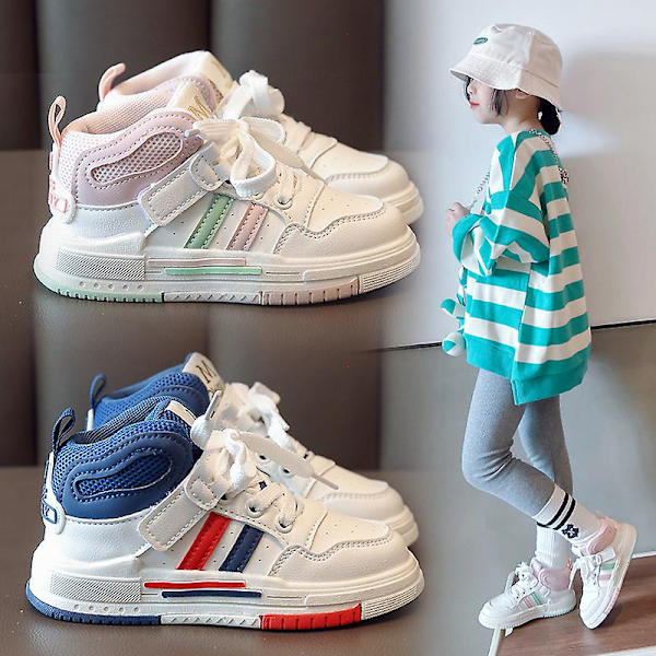 Sneakers för barn Andas Pojkar Flickor Skateboard Skor Löparskor 953 Blue 30