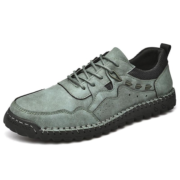 Herrskor Mode Sneaker Löparskor Halkfria Casual Skor K8903 Green 45