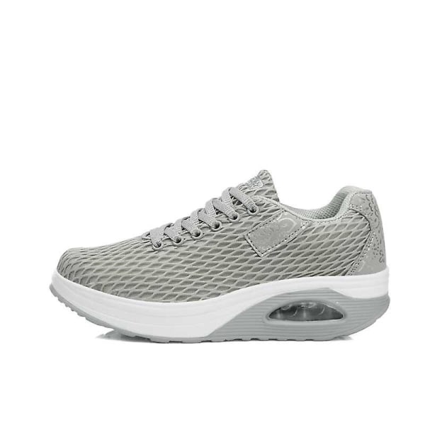 Damsneakers Andas löparskor Mode Sportskor Halkfria 2K8302 Gray 36