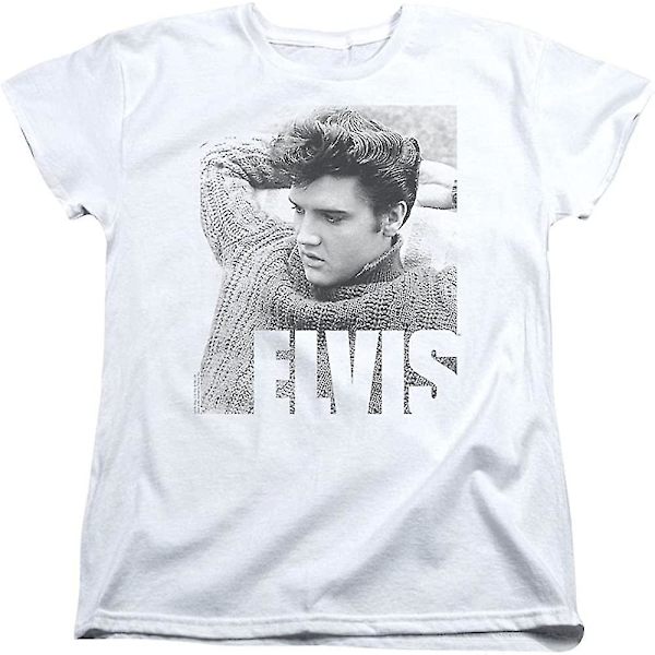 Sons Of Gotham Elvis Presley Avkopplande T-shirt för kvinnor M