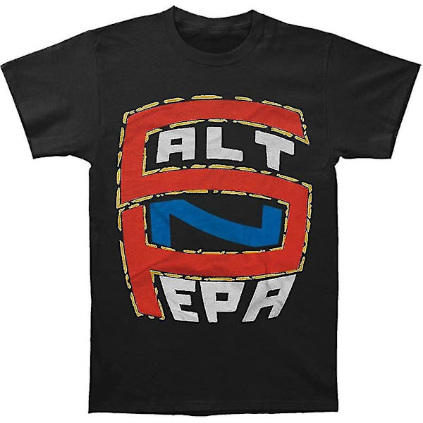 Salt-n-pepa S-n-p Logotyp T-shirt för män Svart M