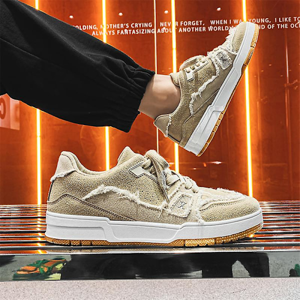 Herr Sneakers Andas Herr Skateboard Skor Löparskor 2Iv09 Beige 41