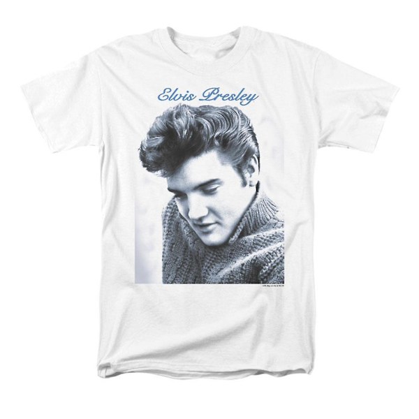 Elvis Presley Script Sweater T-shirt L