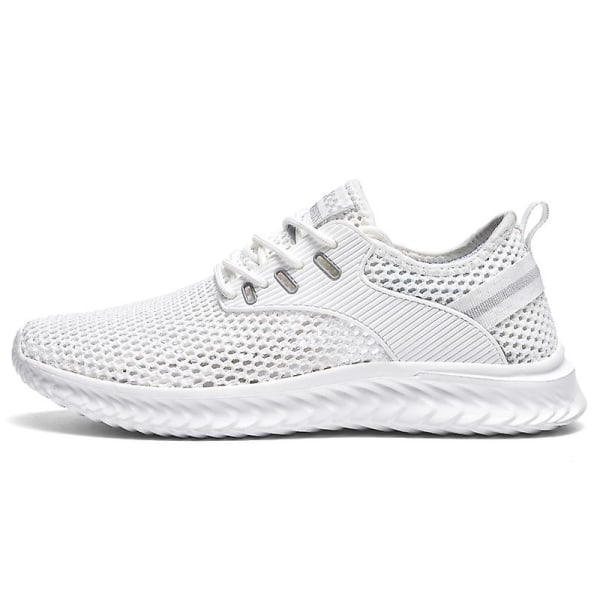 Sneakers för herr Löpartennisskor Lättviktsventilerande Sport Athletic 3C6920 White 43