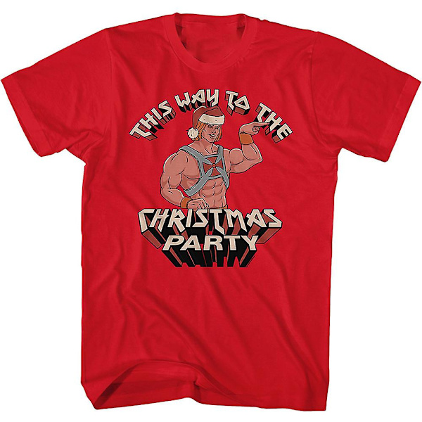 He-Man Christmas Party T-shirt L