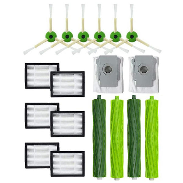 18st för Irobot Roomba J7 J7+ I7 I7+ I3 I3+ reservdelssats