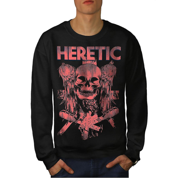 Heretic Death Angel Men Blacksweatshirt | Wellcoda M