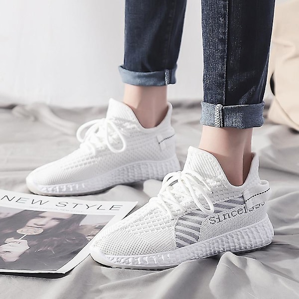 Dam bekväma sneakers Andas löparskor 2C1960 White 40