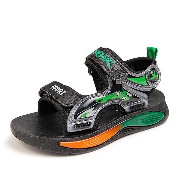Pojkar Strandtofflor Modesandaler Utomhus Halkfria inomhusskor 3Bcb638 Green 36