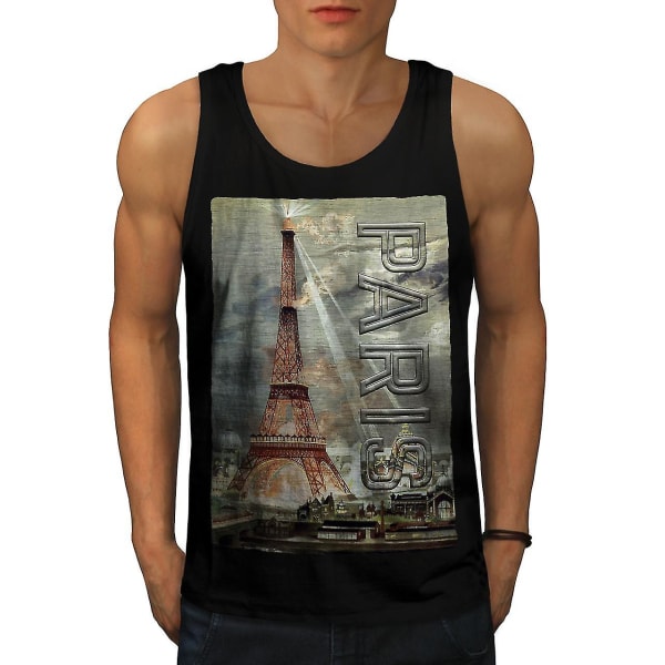 Lätt Urban Landmark Men Blacktank Top XL