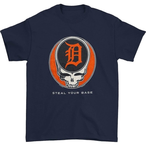 Grateful Dead Detroit Tigers Steal Your Base T-shirt XXXL