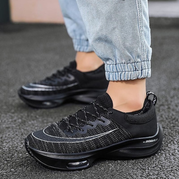 Herr Dam Sneakers Andas löparskor Mode Sportskor Yj2035 Black 43