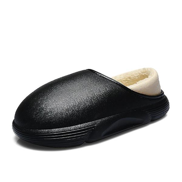 Män Kvinnor Bomulttofflor Modesandaler Utomhus Halkfria Inomhusskor Yj5750 Black 40-41