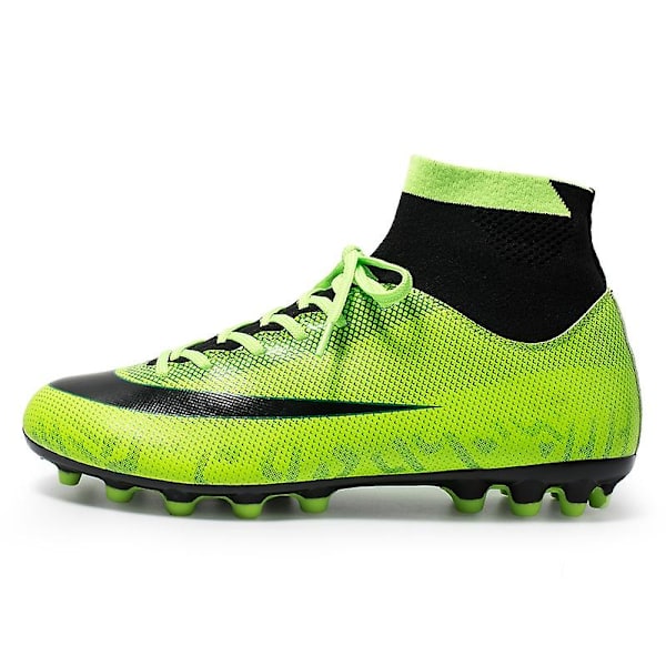 Fotbollsskor för män Spikes Fotbollsskor för ungdomar Ankelstövlar Athletic Sneaker 3C32736G Green 40