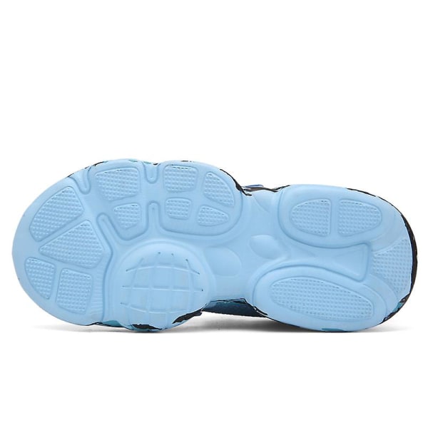 Sneakers för barn för pojkar, flickor, löpning tennisskor, lätt andas sport, atletisk 3Bk733 Blue 33