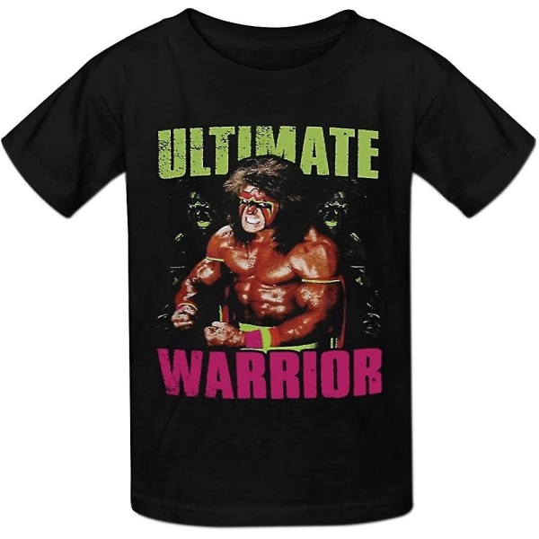 Kidsloveit Kids Pojkar Ultimate Warrior bomull T-shirts med rund hals S