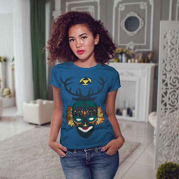 Face Mystic Mask Kvinnor Royal Bluet-shirt M