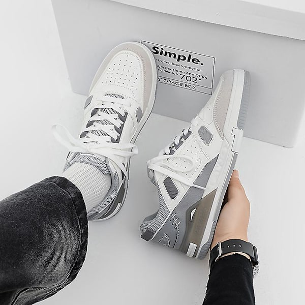 Herrsneakers Andas skateboardskor för dam Löparskor Ln8803 Gray 41
