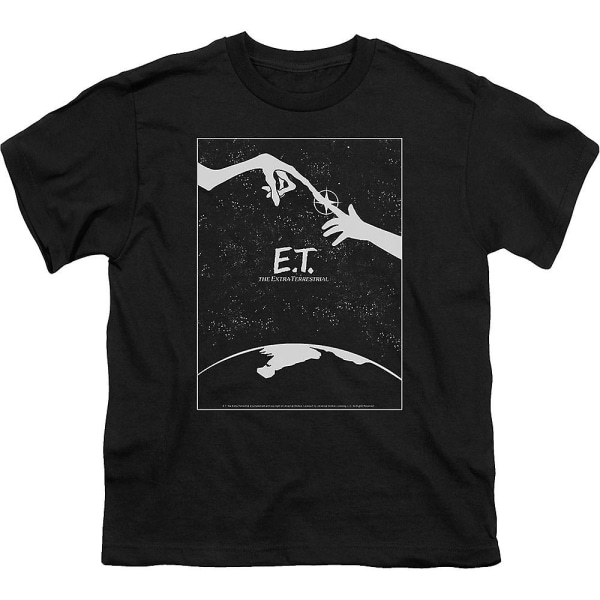 Ungdom svartvit filmaffisch ET Shirt XXL