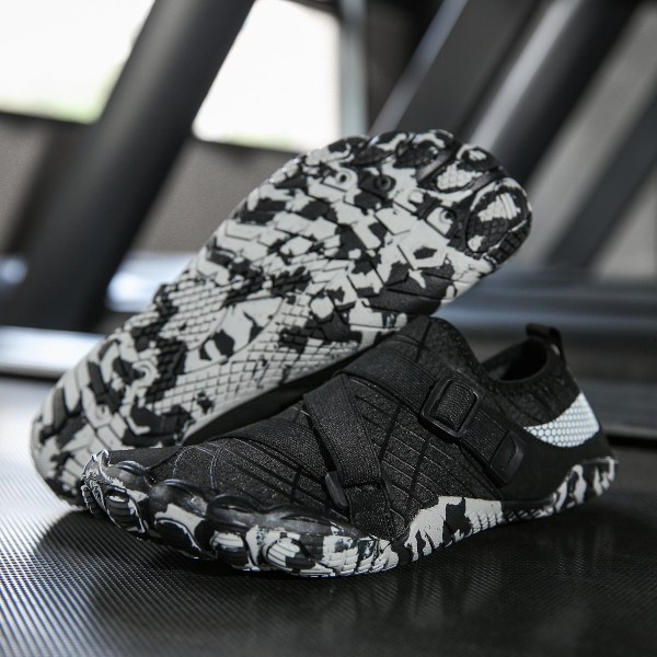 Vattenskor för män Snabbtorkande Sport Aqua Skor 3Ca026 Black 43