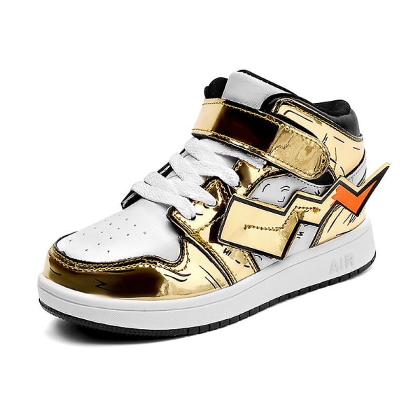 Sneakers för barn Andas Pojkar Flickor Skateboard Skor Löparskor 2L053 Gold 28