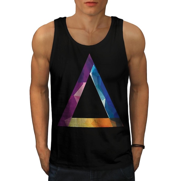 Triangle Deep Men Blacktank Top XXL
